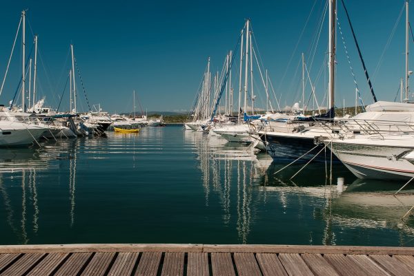 Yachts on the dock